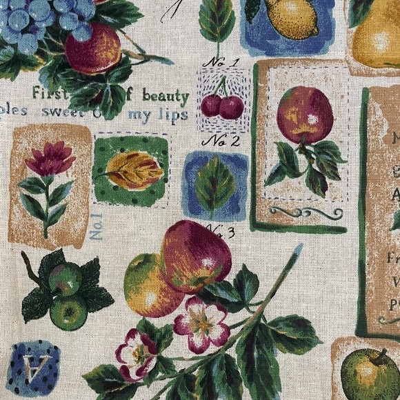 NTW🩷Selections-Field of Fruit Cotton Easy Care Tablecloth--60 x 104 inches - Picture 5 of 5